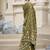 Olive pure mal mal silk saree