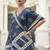 Navy blue pure mal mal silk saree