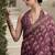Wine pure mal mal silk saree