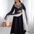 Black color soft french creap embroidery work party wear long gown