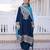 Rama embroidered velvet designer kurta set with dupatta