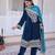Rama embroidered velvet designer kurta set with dupatta