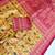 YellowColor Digital Print Pasmina weaving Silk Saree
