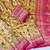 YellowColor Digital Print Pasmina weaving Silk Saree