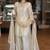White cotton sequins salwar kamees