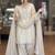 White cotton sequins salwar kamees