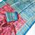 Pink Color Digital Print Pasmina weaving Silk Saree