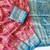 Pink Color Digital Print Pasmina weaving Silk Saree