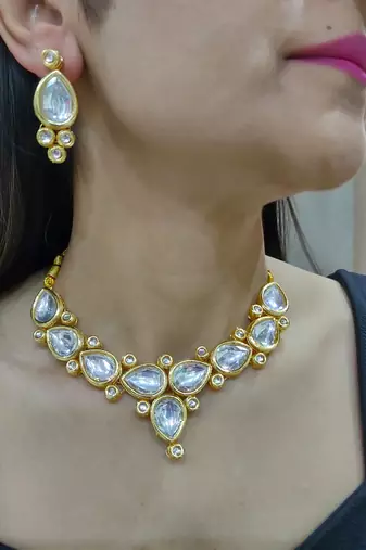 Gehna kundan necklace set