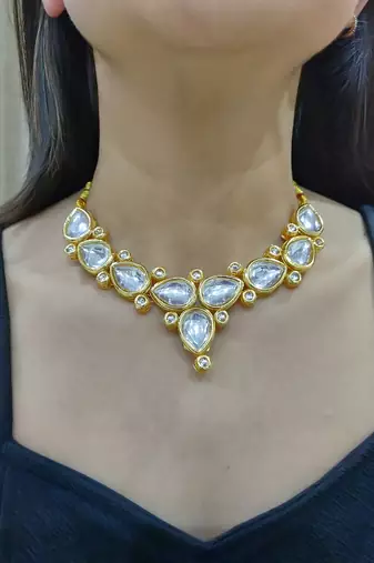 Gehna kundan necklace set