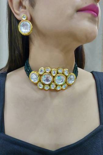 Kamiya kundan choker set