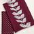 Maroon block print soft pure cotton saree with blouse.
