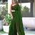 Green block print soft pure cotton saree with blouse.