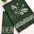 Dark green block print soft pure cotton saree with blouse.