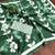 Green floral print soft pure cotton saree with blouse.