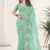 Sea Green Color Thread Work art silk saree