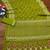 Green floral print mulmul cotton saree with blouse.