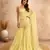 Yellow faux georgette  sharara salwar suit collection un stitched
