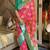 Gajari silk banarasi woven saree with unstitched blouse piece