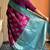 Purple silk banarasi woven saree with unstitched blouse piece