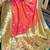 Gajari silk paithani saree with unstitched blouse piece
