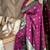 Wine silk paithani saree with unstitched blouse piece