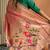 Peach silk paithani saree with unstitched blouse piece