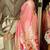 Pink silk paithani saree with unstitched blouse piece