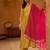 A-line mustard embroidered silk blend kurta pant set with pink dupatta – festive ethnic wear for women