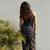 Women's navy blue ajarakh printed rayon co-ord set with wide leg pants for casual indo-western wear