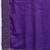 Purple silk chiffon embellished saree with unstitched blouse piece