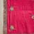 Rani silk chiffon embellished saree with unstitched blouse piece