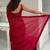 Maroon all-over sequins striped georgette party wear saree with blouse piece