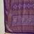 Purple georgette bandhni saree with unstitched blouse piece