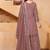 Onion pink georgette sequence embroidered sharara suit
