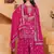 Pink georgette sequence embroidered sharara suit