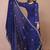 Blue vichitra silk sequence embroidered sharara suit