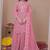 Light pink georgette sequence embroidered sharara suit