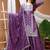 Lavender crepe silk sequence embroidered sharara suit