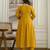 Yellow  Silk blend  Embroidery Sequence Work Kurta Pant Dupatta Set 