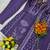 deep purple printed straight muslin kurta pant set with dupatta 