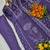 deep purple printed straight muslin kurta pant set with dupatta 