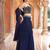 NavyBlue Art Silk Embroidery With Sequence Work Lehenga Choli with Dupatta For Women