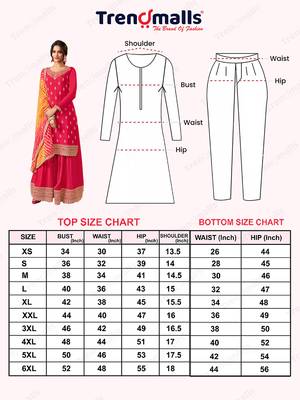 pink Art Silk Embroidery Sequence Work Kurta Palazzo Dupatta For Women 6