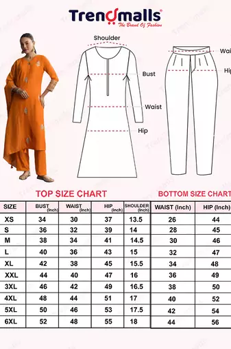 Orange Cotton Silk Embroidery Sequence Work Salwar Suit Dupatta Set