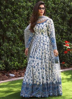 Skyburds embroidery sequence anarkali gown 1