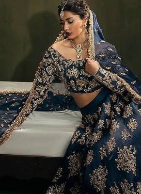 Designer Thread Work Lehenga For Sangeet Party 2
