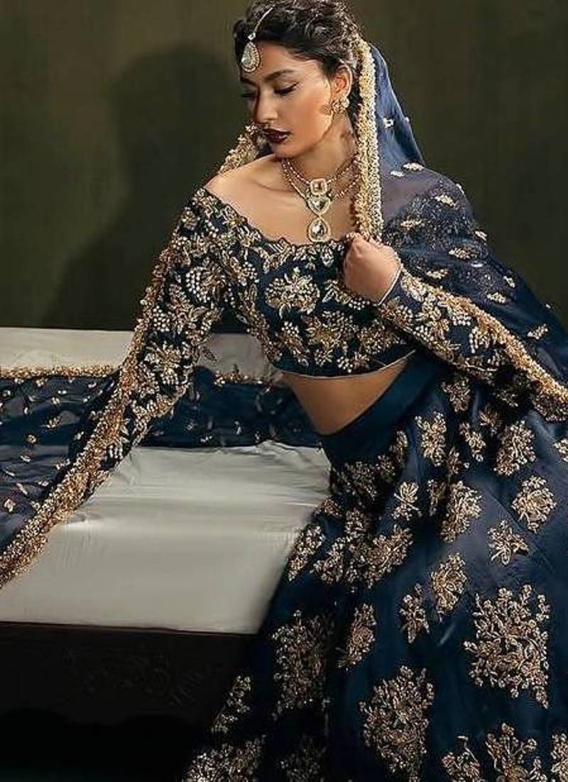 Designer Thread Work Lehenga For Sangeet Party