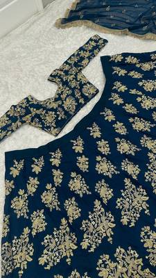 Designer Thread Work Lehenga For Sangeet Party 4