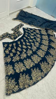 Designer Thread Work Lehenga For Sangeet Party 5